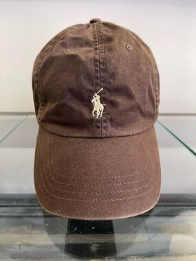 Polo by Ralph Lauren Dark Brown Polo Pony Baseball Cap